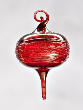 Small Gold Cranberry Wrap Ornament