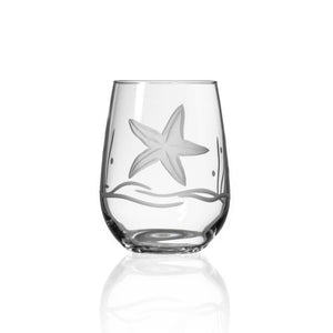 Stemless Starfish Wine Goblet