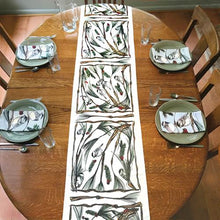 Load image into Gallery viewer, Table Runner, Chickadees 88 X 16