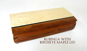 Bubinga Box With A Birdseye Maple Top and Bibinha Stripe