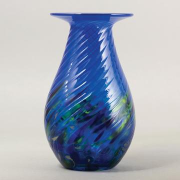 Vase, Blue Island Twist