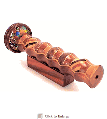 Wooden 2 Wheeled Padauk Kaleidoscope